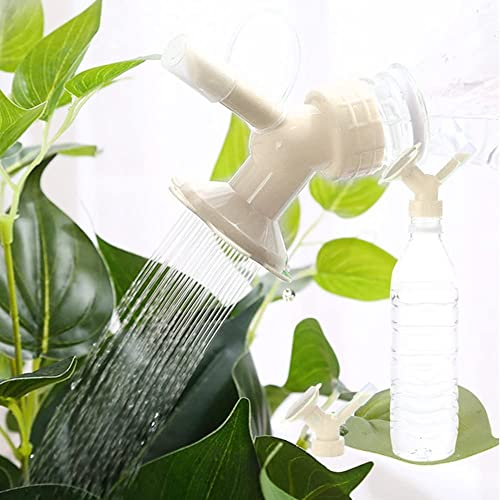 LILOVE Kunststoff Sprinkler Düse Flasche Gießkanne Wasserkanister für Blumen Bewässerung Duschkopf Garten Werkzeug (Aprikose) von LILOVE