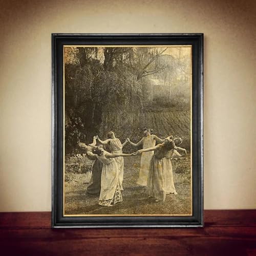 LIMAIDUO Berühmtes Gemälde „Der Kreis der tanzenden Hexen“, Posterdruck, Retro, dunkles okkultes Gothic, Heimdekoration, Hexerei, Hexenbild, 20 x 30 cm, rahmenlos LIMAIDUO Berühmtes Gemälde „Der Kreis der tanzenden Hexen“, Posterdruck, Retro, dunkles okkultes Gothic, Heimdekoration, Hexerei, Hexenbild, 20 x 30 cm, rahmenlos von LIMAIDUO