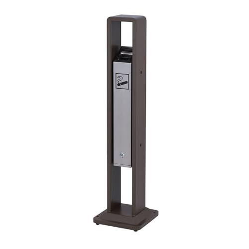 Kommerzieller aufrechter Aschenbecher, Zigarettenstummel-Sammelsäule aus Edelstahl, korrosionsbeständig, hochtemperaturbeständig, geeignet for Außen- und Hotelbereiche Kommerzieller aufrechter Aschenbecher, Zigarettenstummel-Sammelsäule aus Edelstahl, korrosionsbeständig, hochtemperaturbeständig, geeignet for Außen- und Hotelbereiche von LIMENQIN