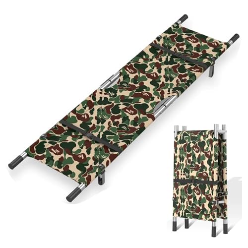 Multifunktionale Medizinische Notfalltrage,Such- Und Rettungsausrüstung, Zusammenklappbare Tragbare Transporttrage,Weiche Erste-Hilfe-Heimanwendung Zur Rettung Von Patienten(Camouflage) von LIMENQIN