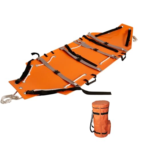 Rollbare Medizinische Rettungstrage, Such- Und Rettungsausrüstung, Professionelles Tragbares Weiches Regal Zur Brandbekämpfung In Großen Höhen(Orange) von LIMENQIN