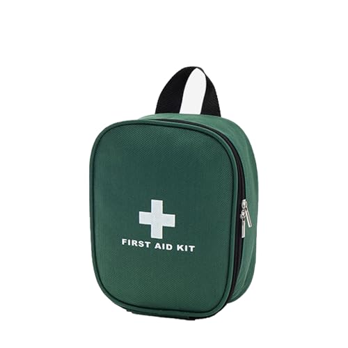 Tragbares Medizinisches Erste-Hilfe-Set For Zuhause Und Unterwegs,Tragbarer Medizinischer Notfall-Organizer Mit Verstellbaren Riemen,Geeignet For Szenarien Zu Hause(Green,5.1x2.2x17in) von LIMENQIN