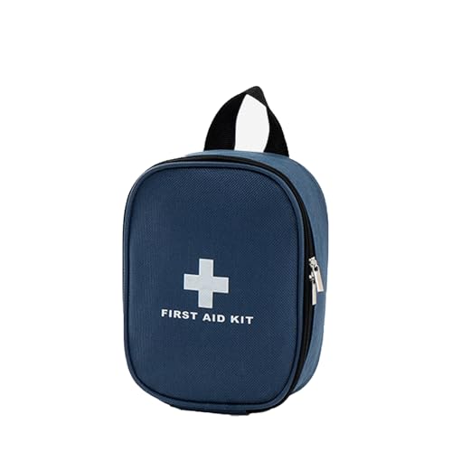 Tragbares Medizinisches Erste-Hilfe-Set For Zuhause Und Unterwegs,Tragbarer Medizinischer Notfall-Organizer Mit Verstellbaren Riemen,Geeignet For Szenarien Zu Hause(Navy blue,5.1x2.2x17in) von LIMENQIN