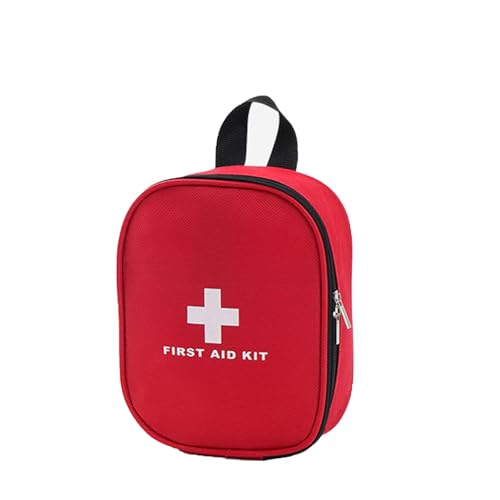 Tragbares Medizinisches Erste-Hilfe-Set For Zuhause Und Unterwegs,Tragbarer Medizinischer Notfall-Organizer Mit Verstellbaren Riemen,Geeignet For Szenarien Zu Hause(Red,5.1x2.2x17in) von LIMENQIN