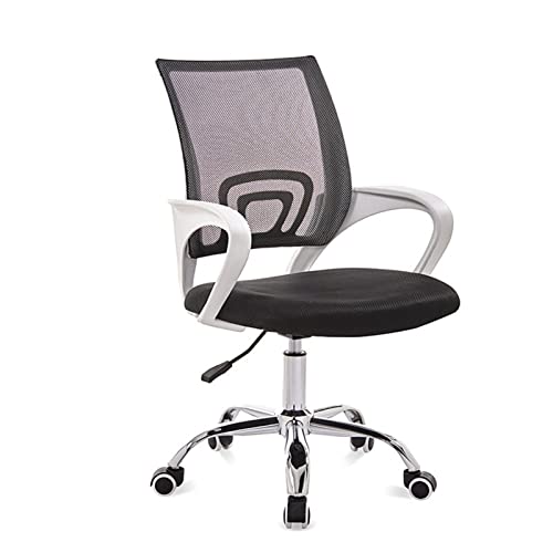 LIMIOFAQ Kinderschreibtischstuhl (Computerstühle) - Verstellbare Höhe Büro Schule Kinder Schreibtischstuhl- Ergonomische Rolling Mesh Aufgabe Studie Stuhl Für Frauen Kinder Mädchen Wohnzimmer,Black03 von LIMIOFAQ
