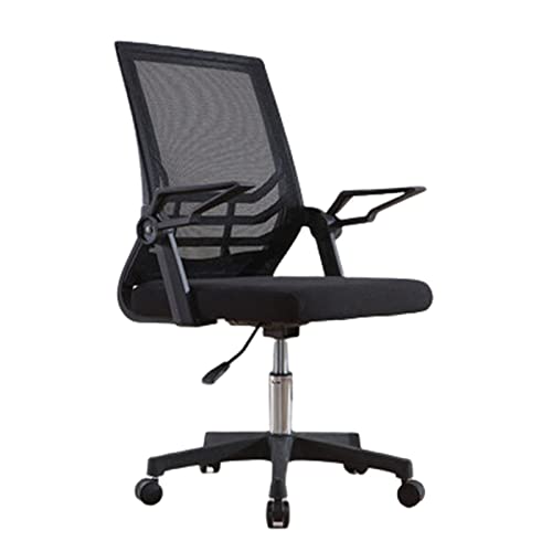 LIMIOFAQ Kinderschreibtischstuhl (Computerstühle) - Verstellbare Höhe Büro Schule Kinder Schreibtischstuhl- Ergonomische Rolling Mesh Aufgabe Studie Stuhl Für Frauen Kinder Mädchen Wohnzimmer,Black09 von LIMIOFAQ