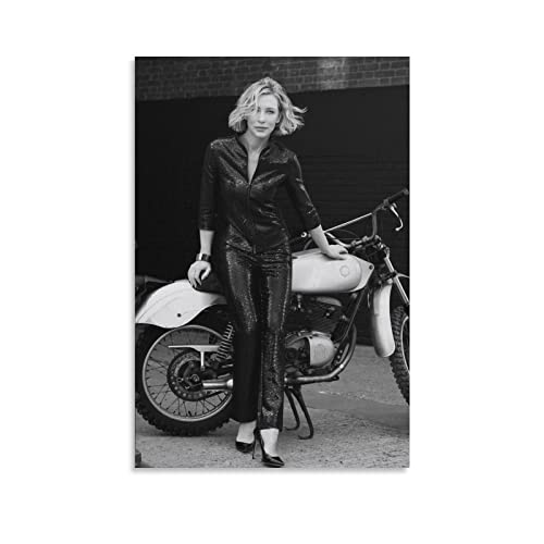 Cate Blanchett Schauspielerin Filmproduzent Regisseur Poster (14) Poster Druck Kunst Wandbild Leinwand Poster Moderne Schlafzimmer Dekor 30 x 45 cm von LINBAI