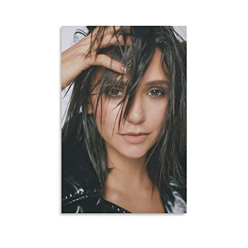 Nina Dobrev Poster der kanadischen Schauspielerin (15) Kunstwerke Leinwand Poster Wandkunst Drucke Zuhause moderne Dekoration 50 x 75 cm von LINBAI