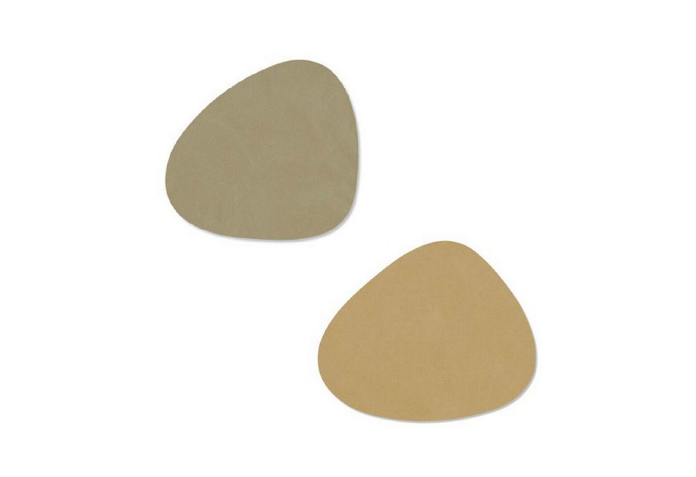 LIND DNA Glasuntersetzer Glasuntersetzer Curve 11x13cm Herbal Dust/Khaki LIND DNA Glasuntersetzer Glasuntersetzer Curve 11x13cm Herbal Dust/Khaki von LIND DNA