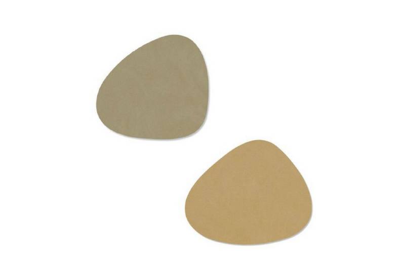 LIND DNA Glasuntersetzer Glasuntersetzer Curve 11x13cm Herbal Dust/Khaki LIND DNA Glasuntersetzer Glasuntersetzer Curve 11x13cm Herbal Dust/Khaki von LIND DNA