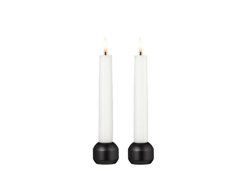 LIND DNA Kerzenständer Kerzenhalter Silhouette 34 2er Set schwarz von LIND DNA