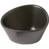 LindDNA - Curve Stoneware Schale S, 0.2 l, schwarz von LindDNA