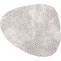 Lind DNA - Glasuntersetzer Curve, Hippo weiß-grau von Lind DNA