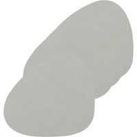 Lind DNA - Glasuntersetzer Curve, Nupo metallic (4er-Set) von Lind DNA