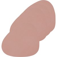 Lind DNA - Glasuntersetzer Curve, Nupo rose (4er-Set) von Lind DNA
