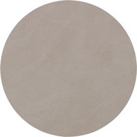 Lind DNA - Glasuntersetzer rund Ø 10 cm, Nupo hellgrau von Lind DNA