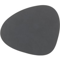 Lind DNA - Table Mat Curve S 24 x 28 cm, Nupo anthrazit von Lind DNA