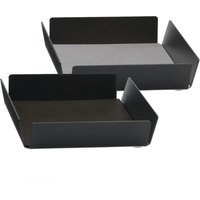 Lind DNA - Tablett Square Mini Double, Cloud braun / Nupo hellgrau - anthrazit von Lind DNA