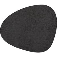 Lind DNA - Tischset Curve L, Hippo schwarz - anthrazit von Lind DNA