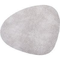 Lind DNA - Tischset Curve L, Hippo weiß-grau von Lind DNA