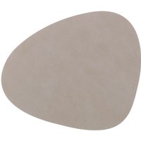 Lind DNA - Tischset Curve S 24 x 28 cm, Nupo hellgrau von Lind DNA