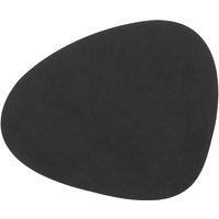 Lind DNA - Tischset Curve S 24 x 28 cm, Nupo schwarz von Lind DNA
