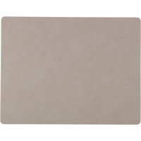 Lind DNA - Tischset Square L 35 x 45 cm, Nupo hellgrau von Lind DNA