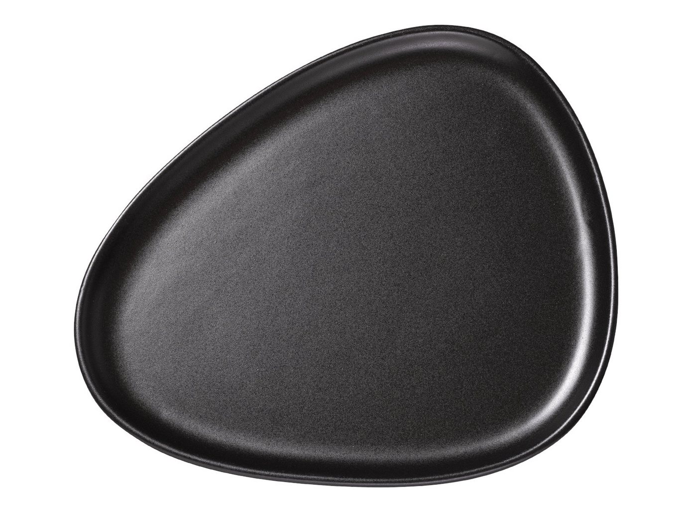 LIND DNA Speiseteller Curve Stoneware Speiseteller black von LIND DNA