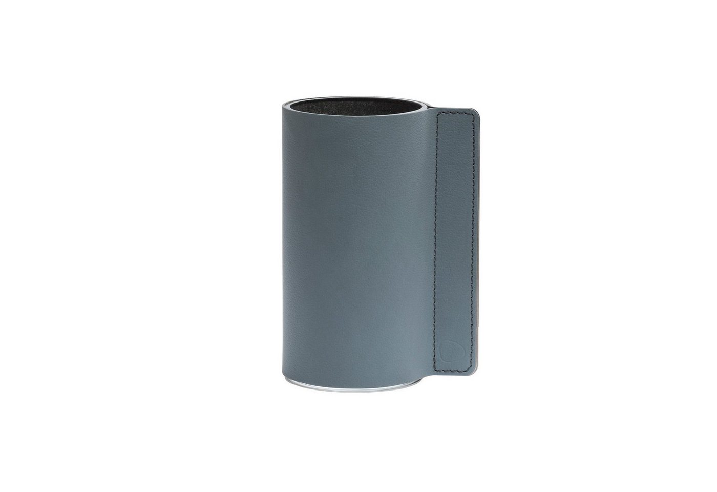 LIND DNA Tischvase BLOCK VASE Leder Nupo S - light blue, BLOCK VASE Leder Nupo S Light Blue von LIND DNA