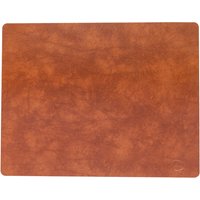 LindDNA - Tischset Square L 35 x 45 cm, Bull cognac von LindDNA