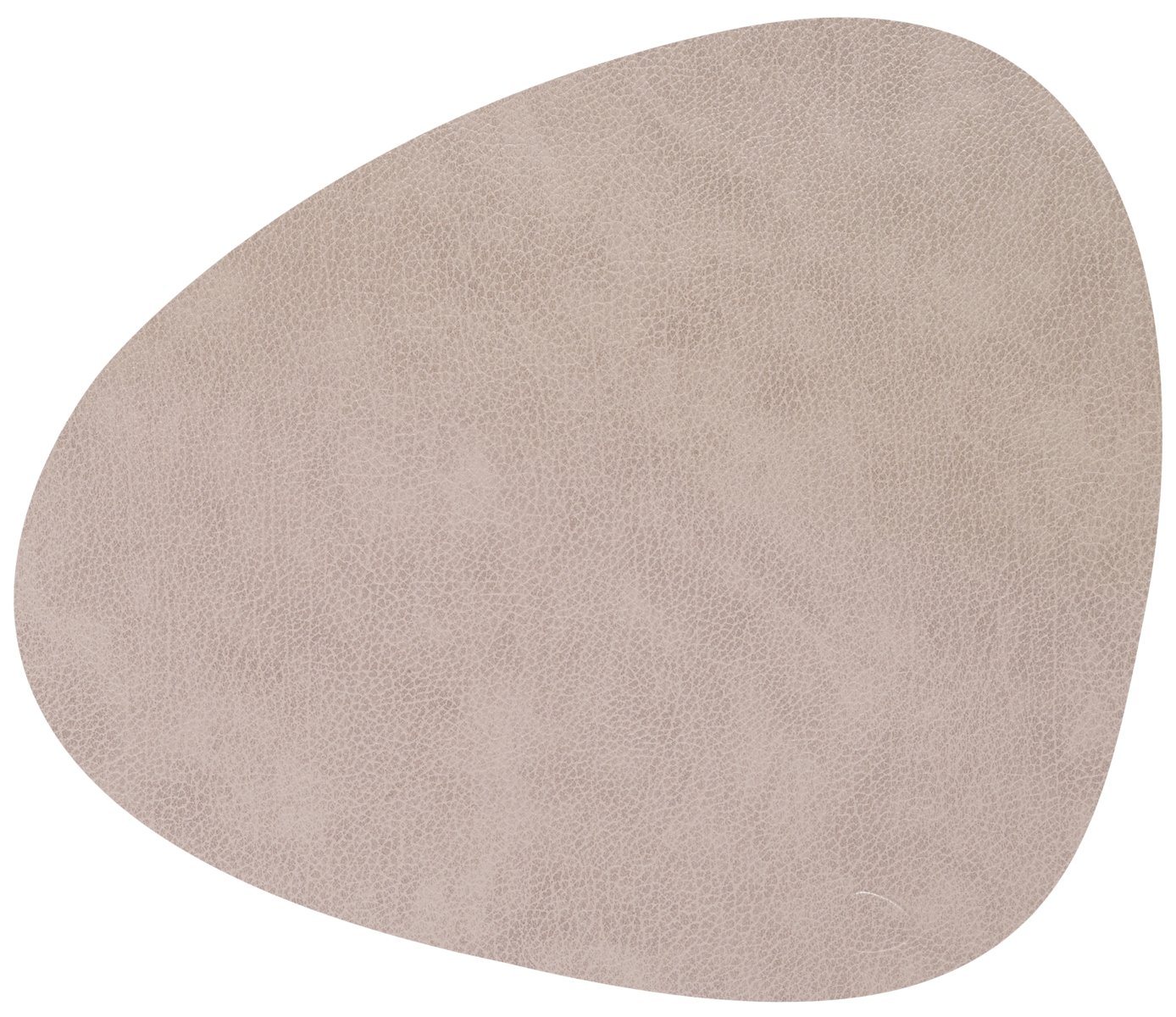 Platzset, BULL Tischset Curve L warm grey 37 x 44 cm, LIND DNA von LIND DNA