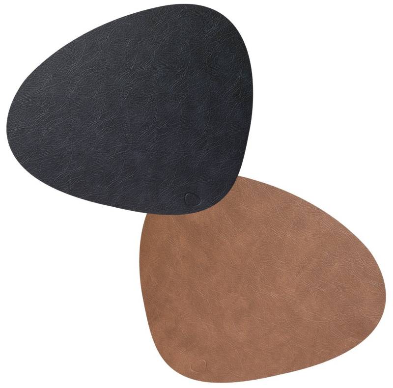 LIND DNA Platzset DOUBLE CLOUD Tischset Curve L black/brown 37x44 cm, Table Mat Curve L Double Cloud Black/Brown LIND DNA Platzset DOUBLE CLOUD Tischset Curve L black/brown 37x44 cm, Table Mat Curve L Double Cloud Black/Brown von LIND DNA