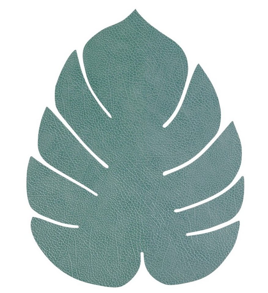 Platzset, HIPPO Tischset Monstera Leaf S pastel green 26x22, LIND DNA von LIND DNA