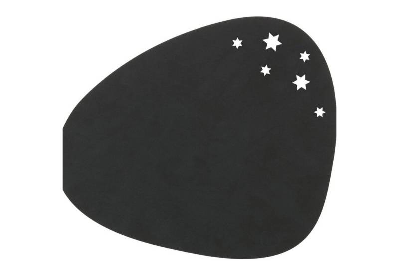 LIND DNA Platzset Lind DNA Tischset Curve Star L Nupo black 37x44cm von LIND DNA