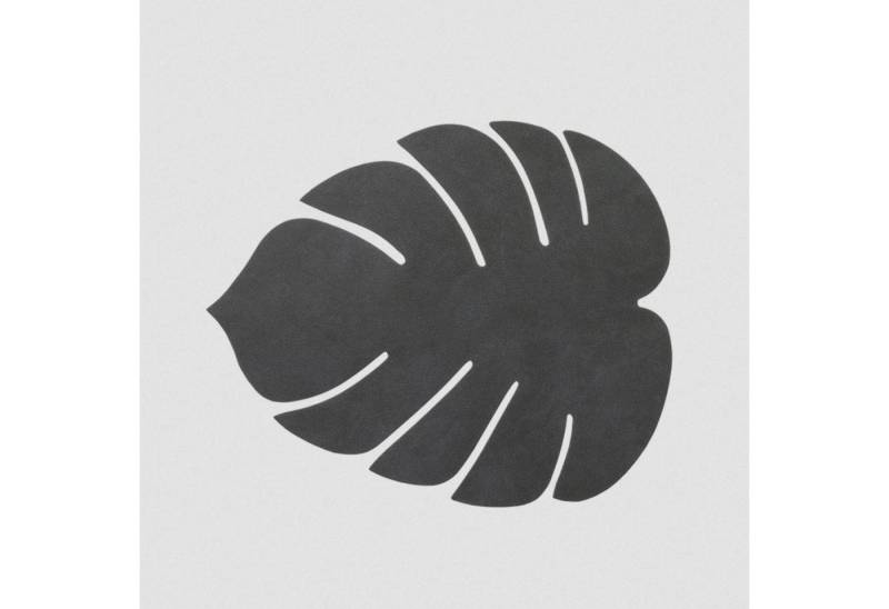 LIND DNA Platzset Lind DNA Tischset Monstera Leaf S schwarz 990073 von LIND DNA