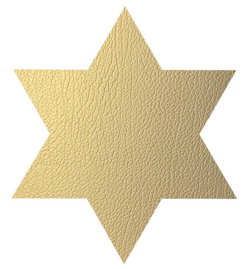 LIND DNA Platzset Lind DNA Tischset Star Stern Hippo Gold 990142 von LIND DNA