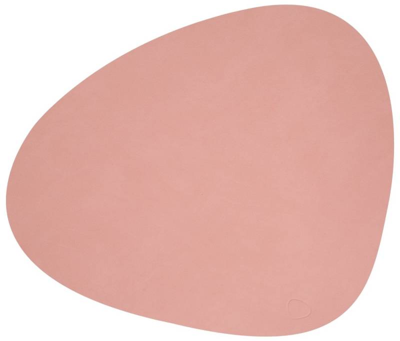 LIND DNA Platzset NUPO Tischset Curve L rose 37 x 44 cm, Table Mat Curve L Nupo Rose von LIND DNA