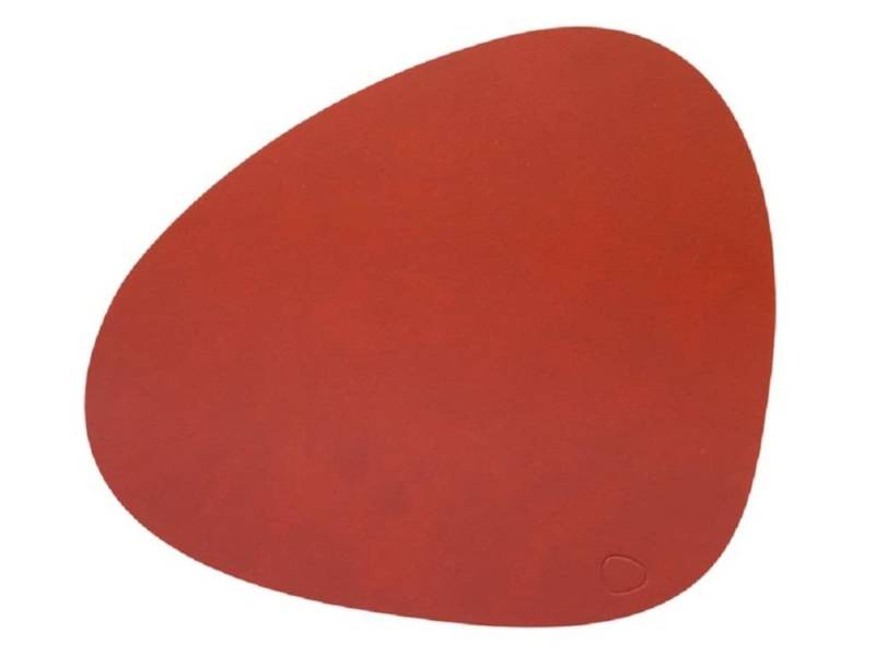 LIND DNA Platzset NUPO Tischset Curve L sienna 37 x 44 cm, Table Mat Curve L Nupo Sienna von LIND DNA