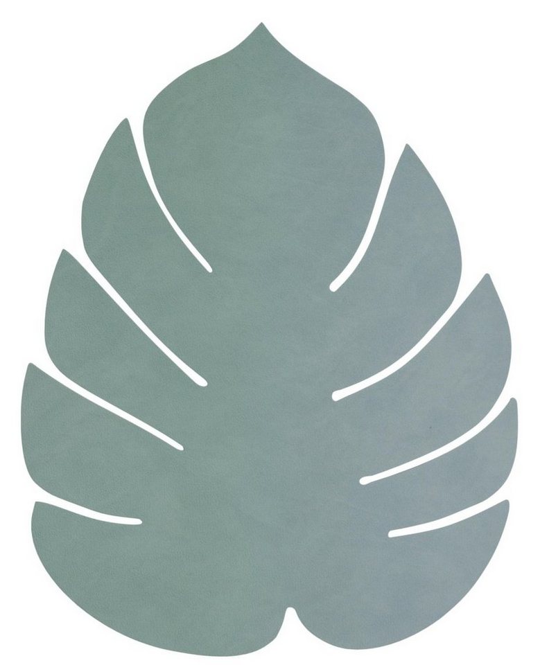 Platzset, NUPO Tischset Monstera Leaf L pastel green 42x35, LIND DNA von LIND DNA