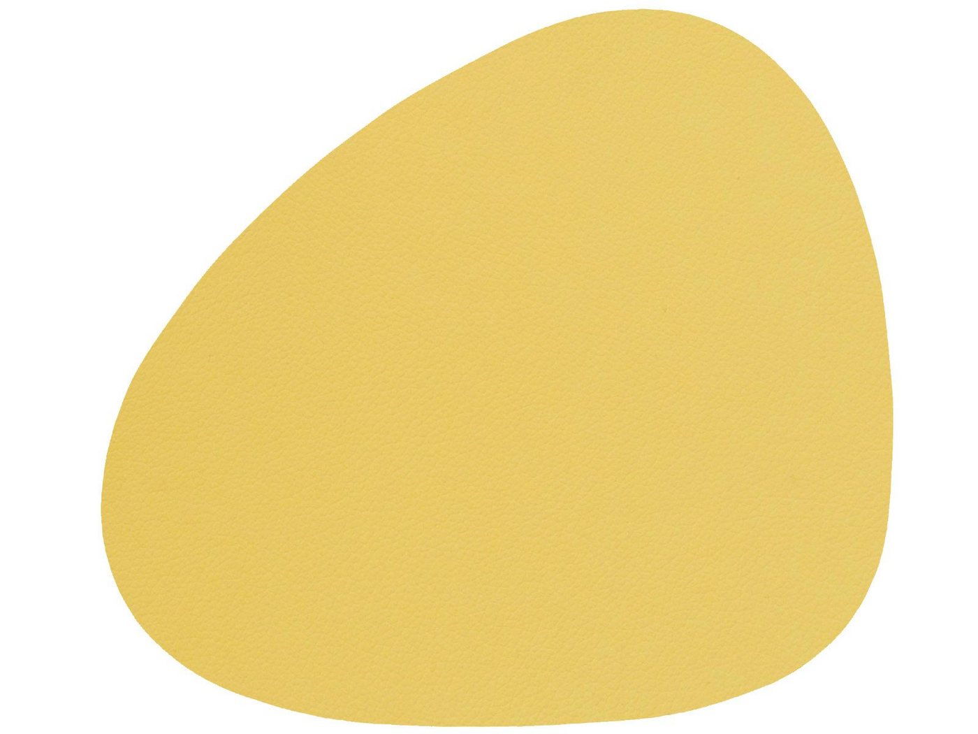 Platzset, NUPO Untersetzer Curve yellow 11 x 13 cm, LIND DNA von LIND DNA