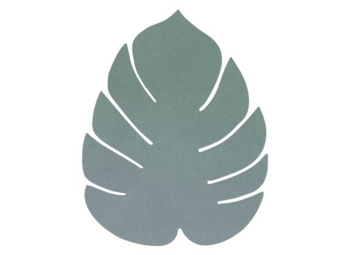 Platzset, NUPO Untersetzer Monstera Leaf pastel green 14x12, LIND DNA von LIND DNA