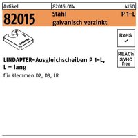 Ausgleichscheibe r 82015 gtw 40 P1 m 10 / 5,0 Stahl galvanisch verzinkt von LINDAPTER