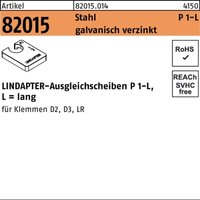 Ausgleichscheibe r 82015 gtw 40 P1 m 12 / 6,0 Stahl galvanisch verzinkt von LINDAPTER