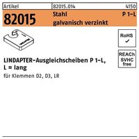 Lindapter - Ausgleichscheibe r 82015 gtw 40 P1 m 16 / 8,0 Stahl galvanisch verzinkt von LINDAPTER