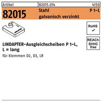 Lindapter - Ausgleichscheibe r 82015 gtw 40 P1 m 20 / 10,0 Stahl galvanisch verzinkt von LINDAPTER