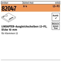 Lindapter - Ausgleichsscheibe r 82047 ls 10 P2 a 4 von LINDAPTER