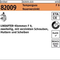 Gt f 9 m 24 feuerverzinkt, komplett s - Lindapter von LINDAPTER
