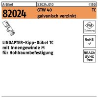 Kippdübel r 82024 gtw 40 tc tc 10 galvanisch verzinkt von LINDAPTER