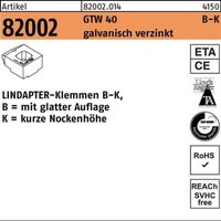 Klemmen r 82002 gtw 40 km 10 / 4,0 galvanisch verzinkt von LINDAPTER