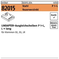 Ausgleichscheibe R 82015 GTW 40 P1 M 24 / 12,0 Stahl feuerverzinkt von LINDAPTER